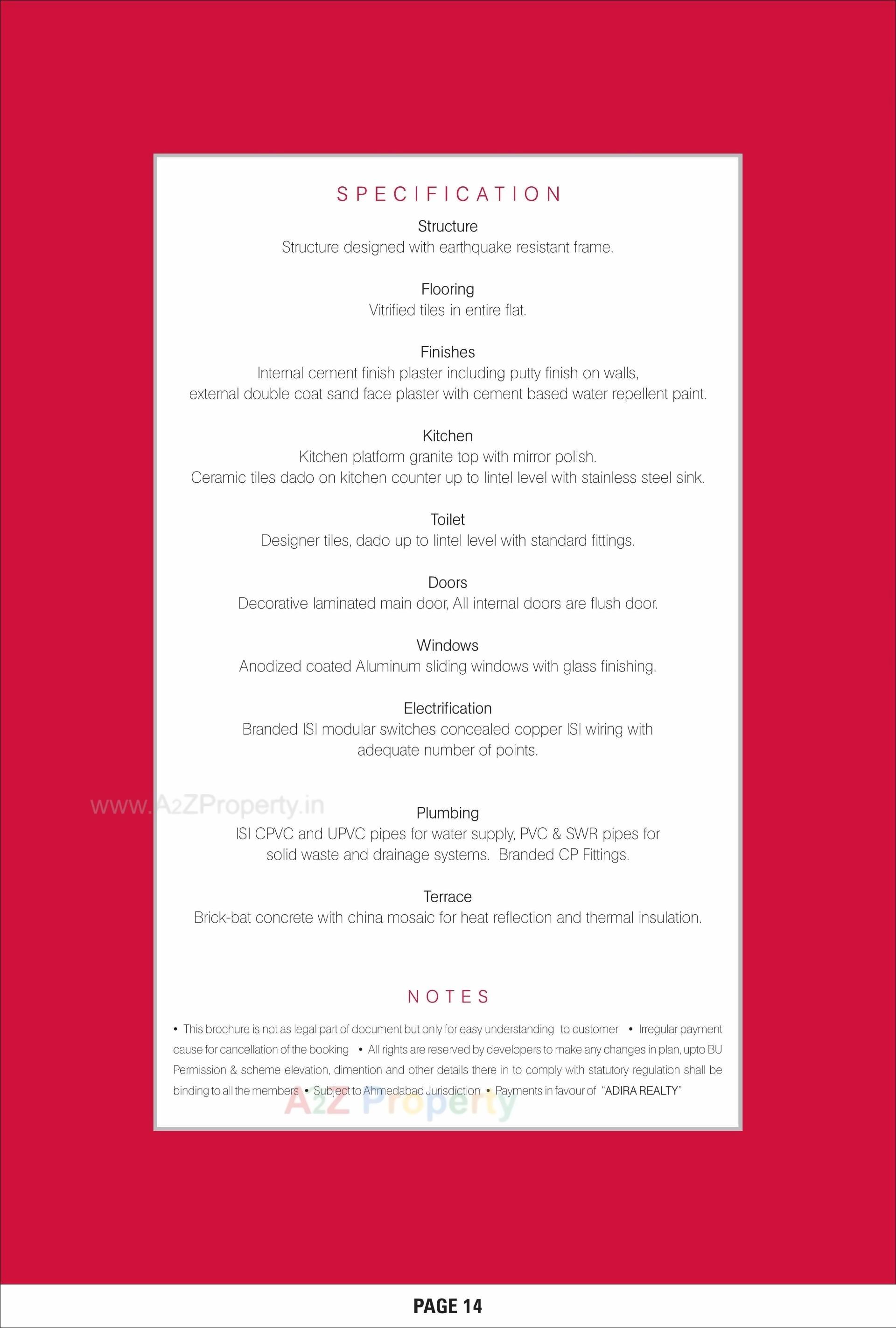 Project Specifications