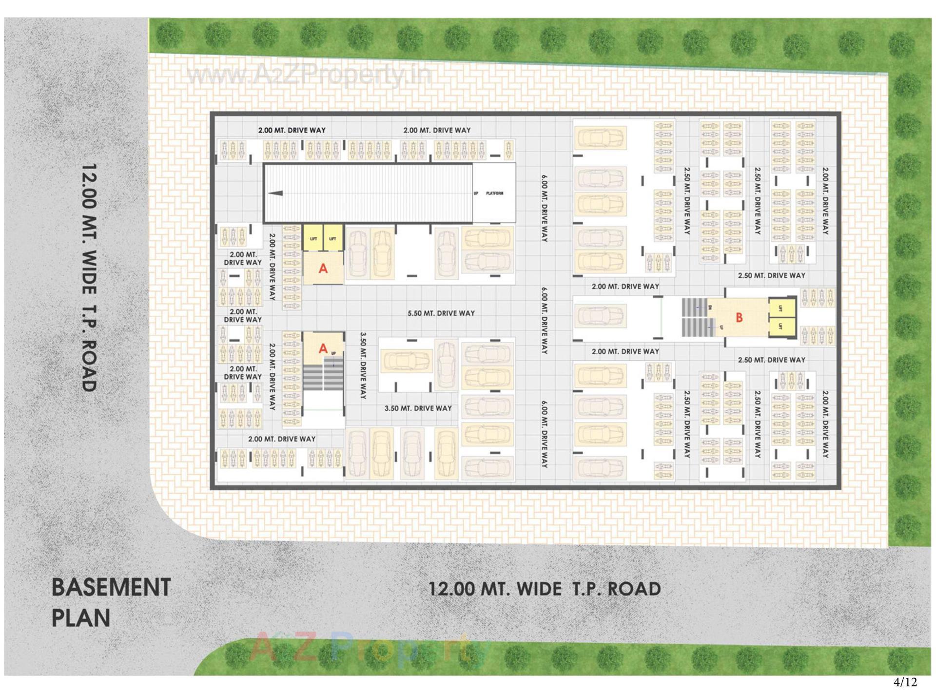 Layout of real estate project Royal Relexa located at Ahmedabad, Ahmedabad, Gujarat