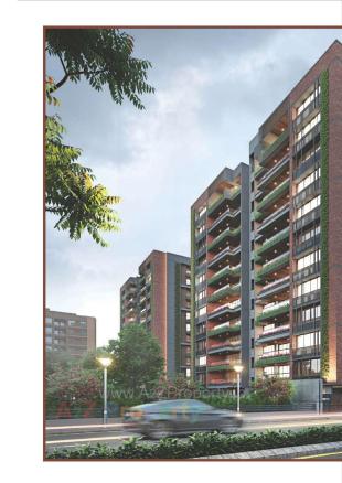 Elevation of real estate project Royal Revanta located at Hanspura, Ahmedabad, Gujarat