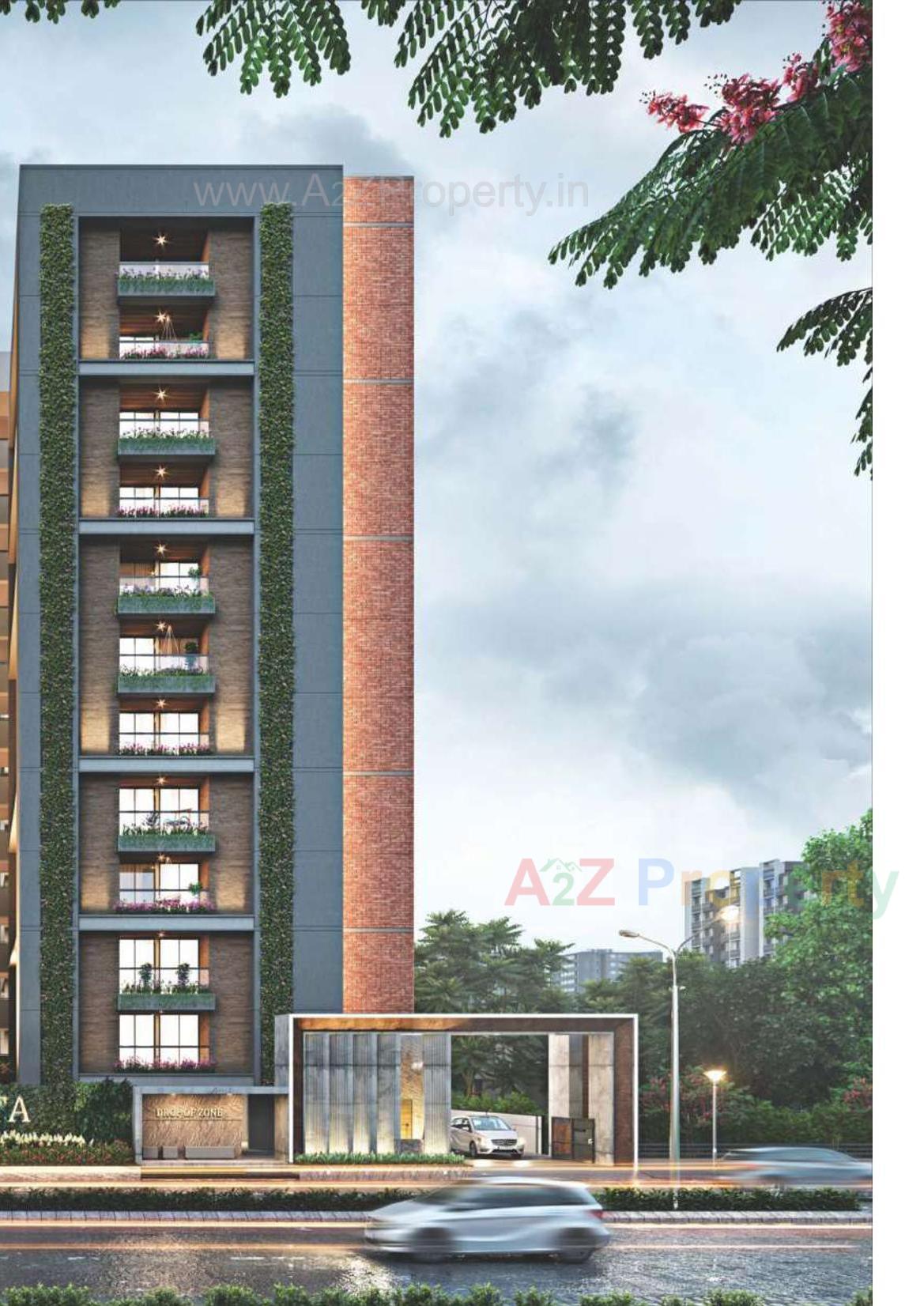 3D Elevation of real estate project Royal Revanta located at Hanspura, Ahmedabad, Gujarat