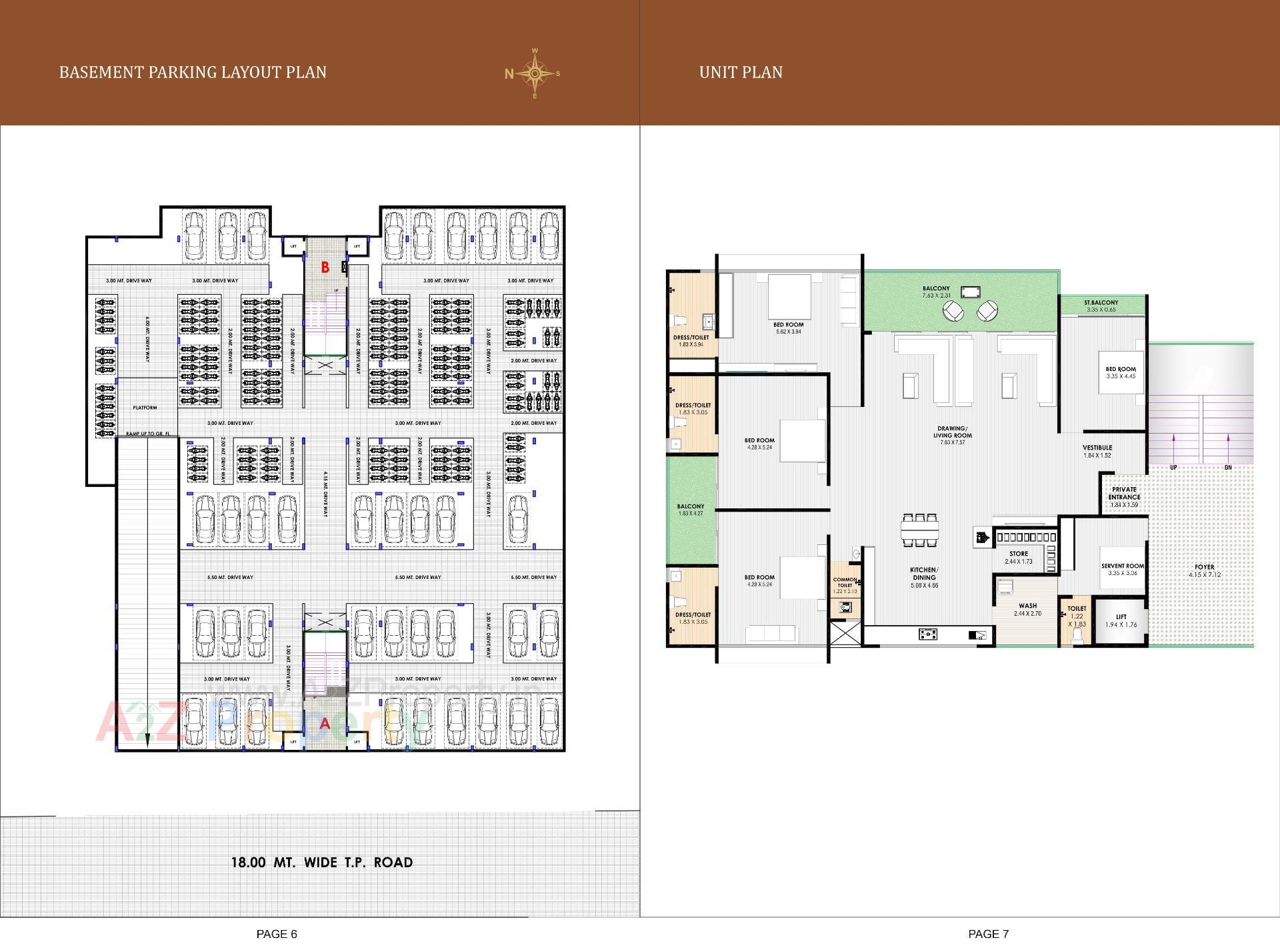 Layout of real estate project Royal Reventa located at Hanspura, Ahmedabad, Gujarat