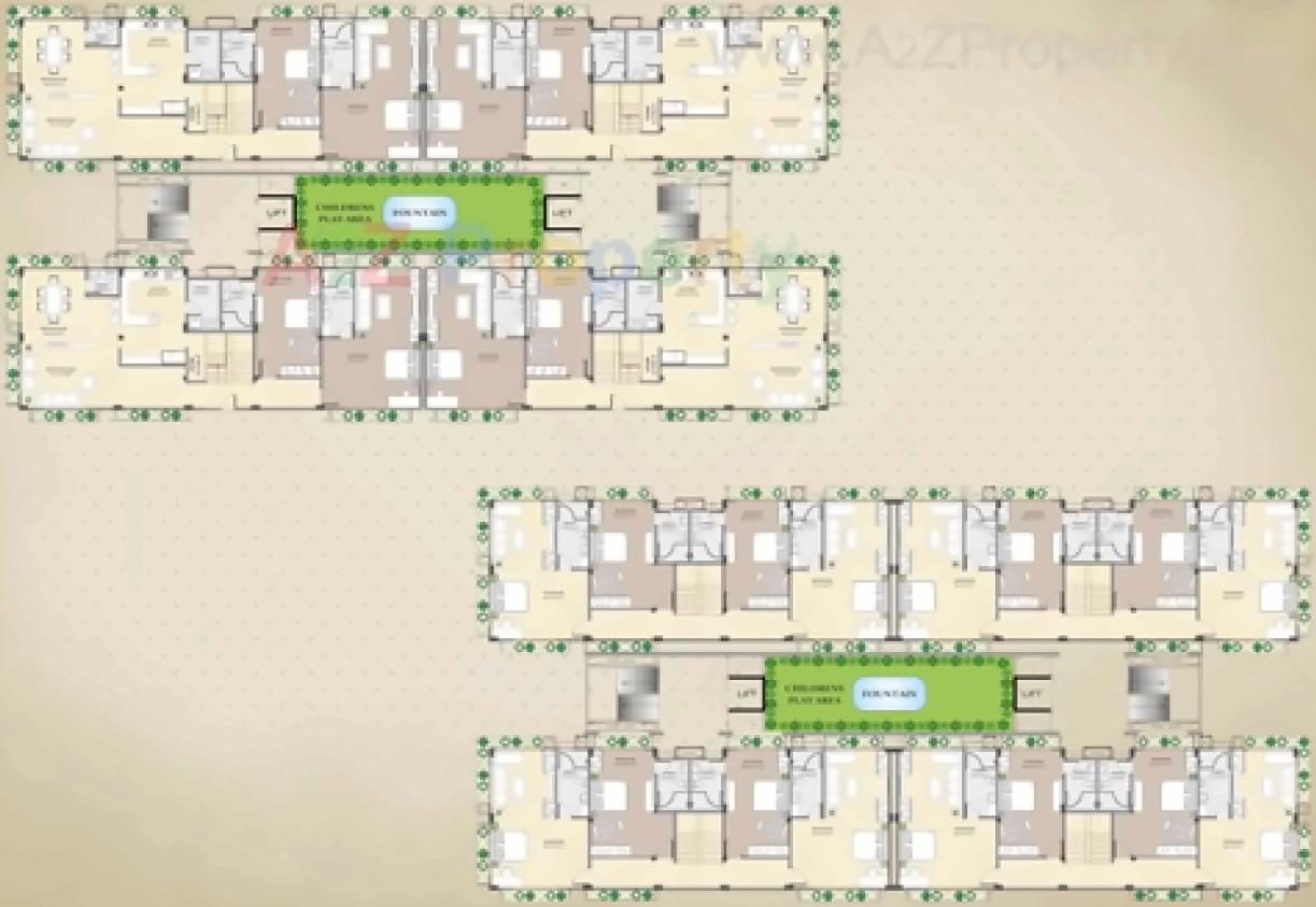 Layout of real estate project Royal Serenade located at Shilaj, Ahmedabad, Gujarat