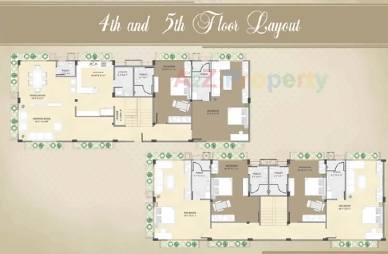 Layout of real estate project Royal Serenade located at Shilaj, Ahmedabad, Gujarat
