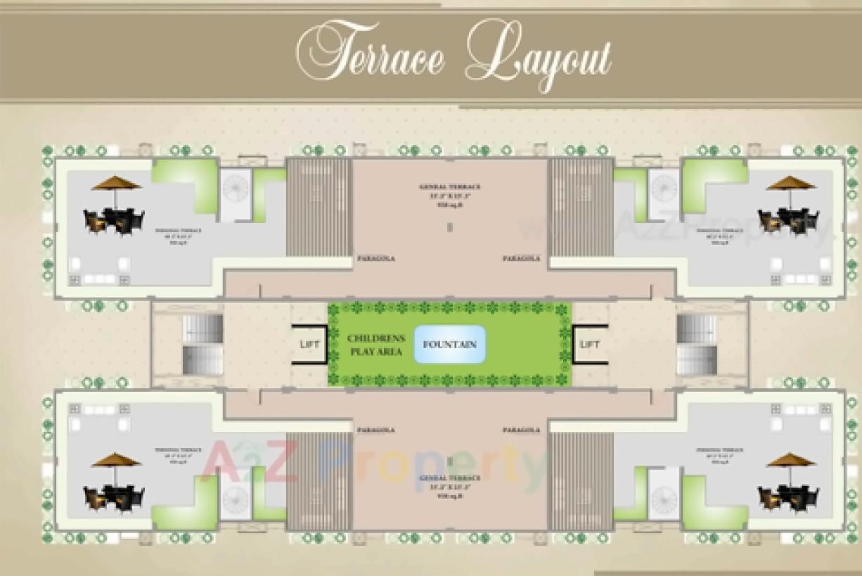 Layout of real estate project Royal Serenade located at Shilaj, Ahmedabad, Gujarat