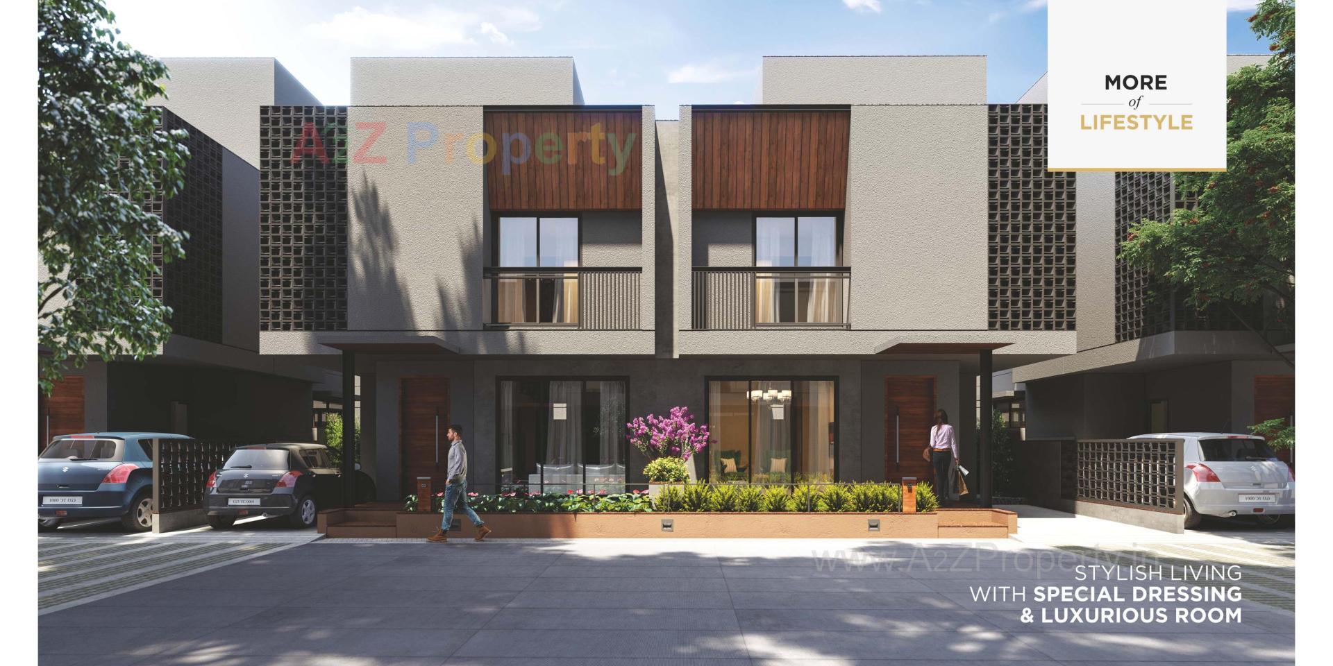 3D Elevation of real estate project Royal Serenity located at Dholka, Ahmedabad, Gujarat