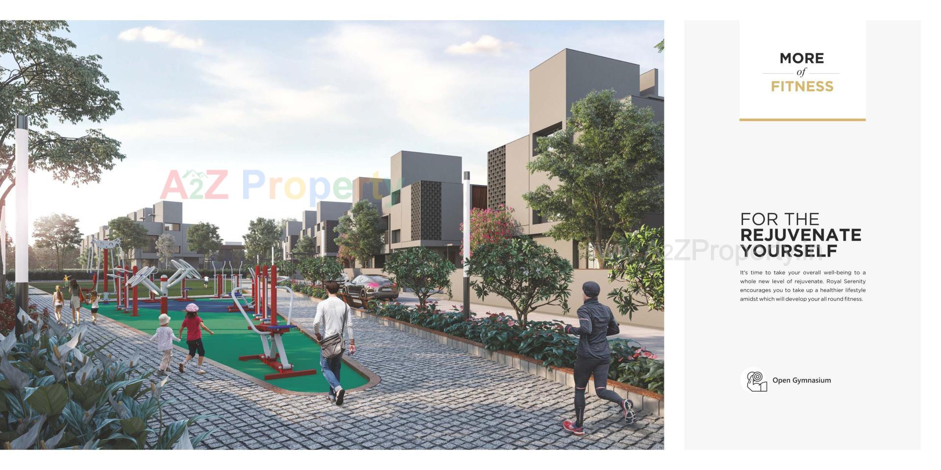 3D Elevation of real estate project Royal Serenity located at Dholka, Ahmedabad, Gujarat