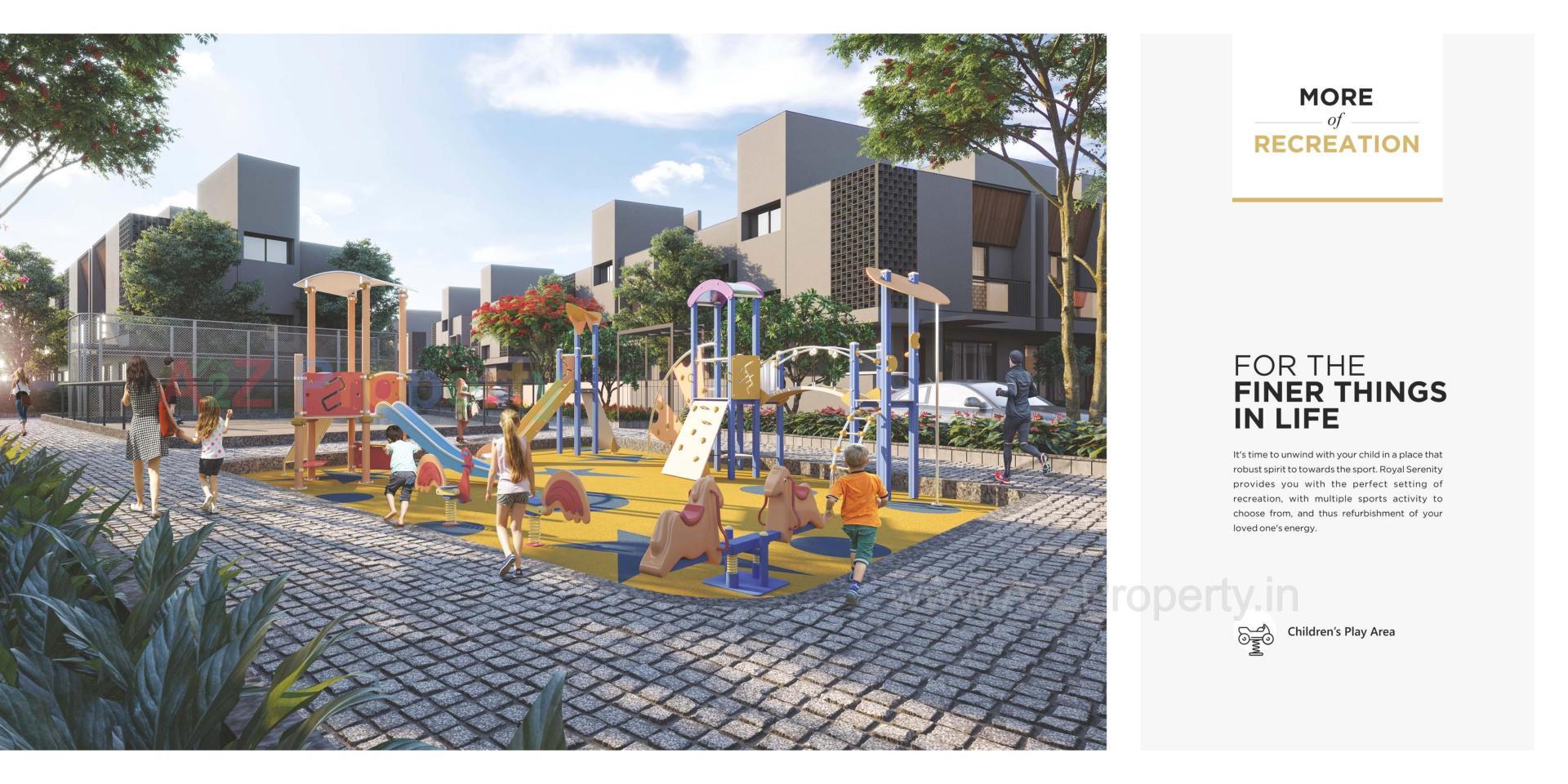 3D Elevation of real estate project Royal Serenity located at Dholka, Ahmedabad, Gujarat