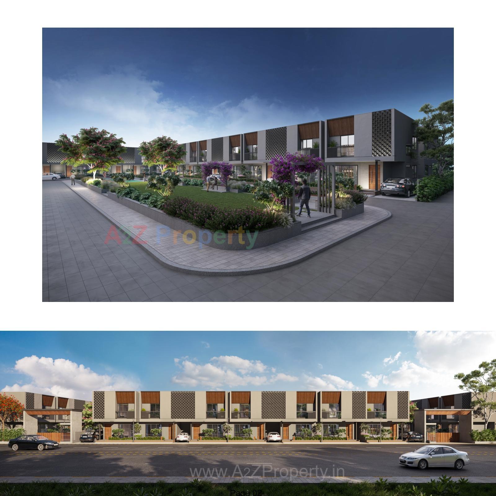 3D Elevation of real estate project Royal Sky located at Dholka, Ahmedabad, Gujarat