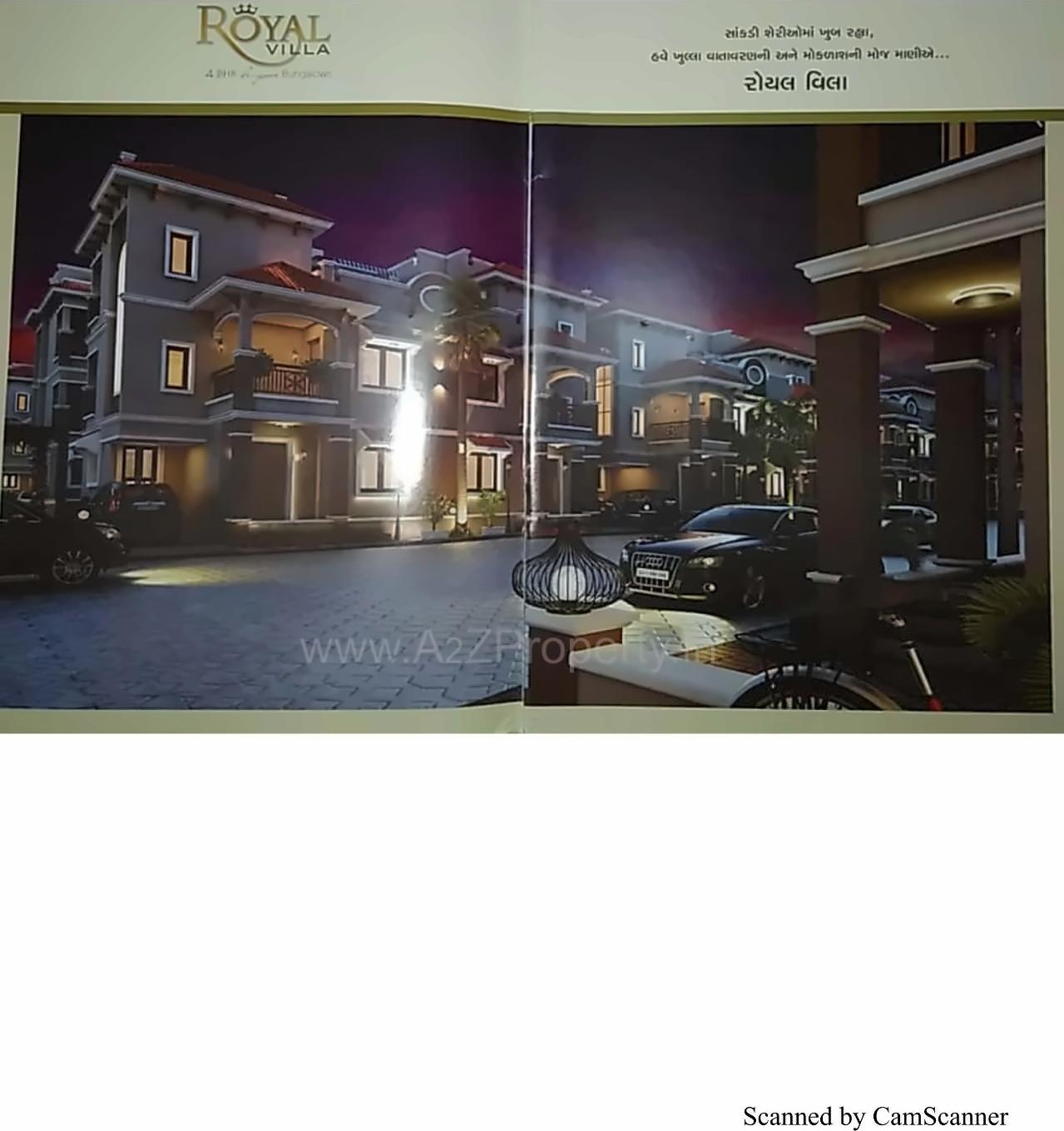 3D Elevation of real estate project Royal Villa located at Nikol, Ahmedabad, Gujarat