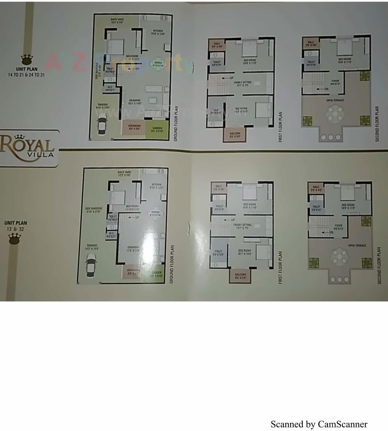 Layout of real estate project Royal Villa located at Nikol, Ahmedabad, Gujarat