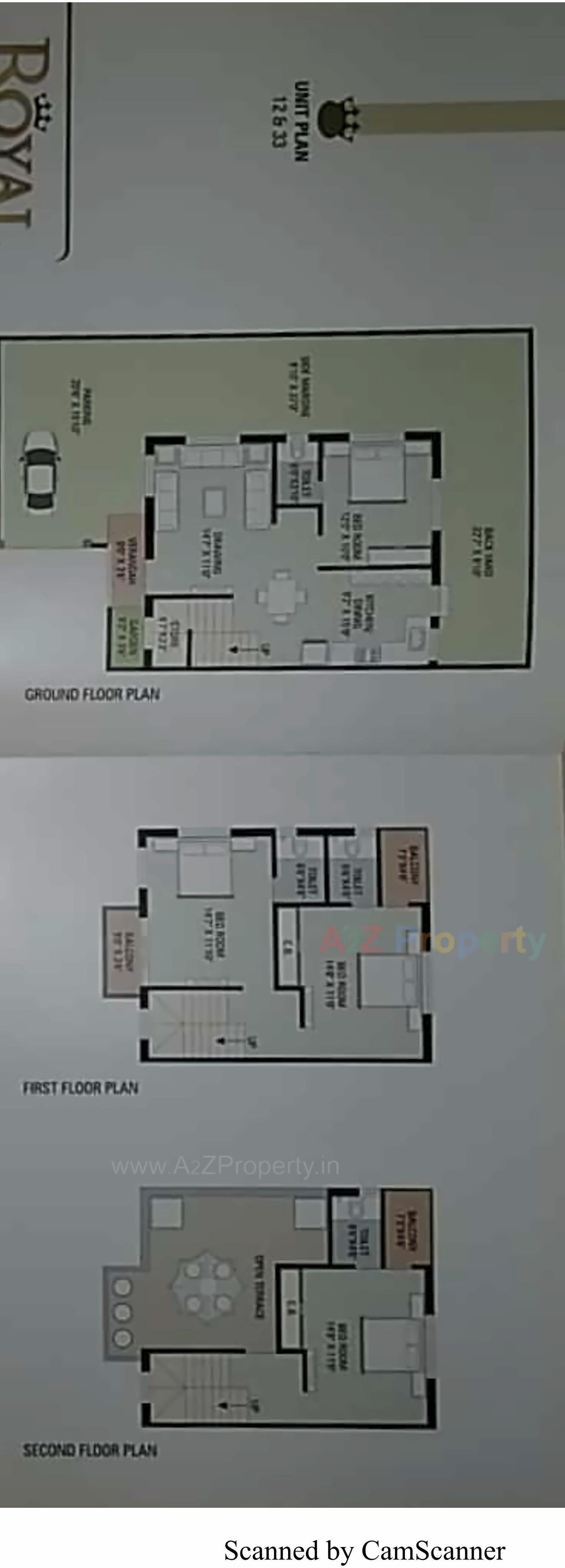 Layout of real estate project Royal Villa located at Nikol, Ahmedabad, Gujarat