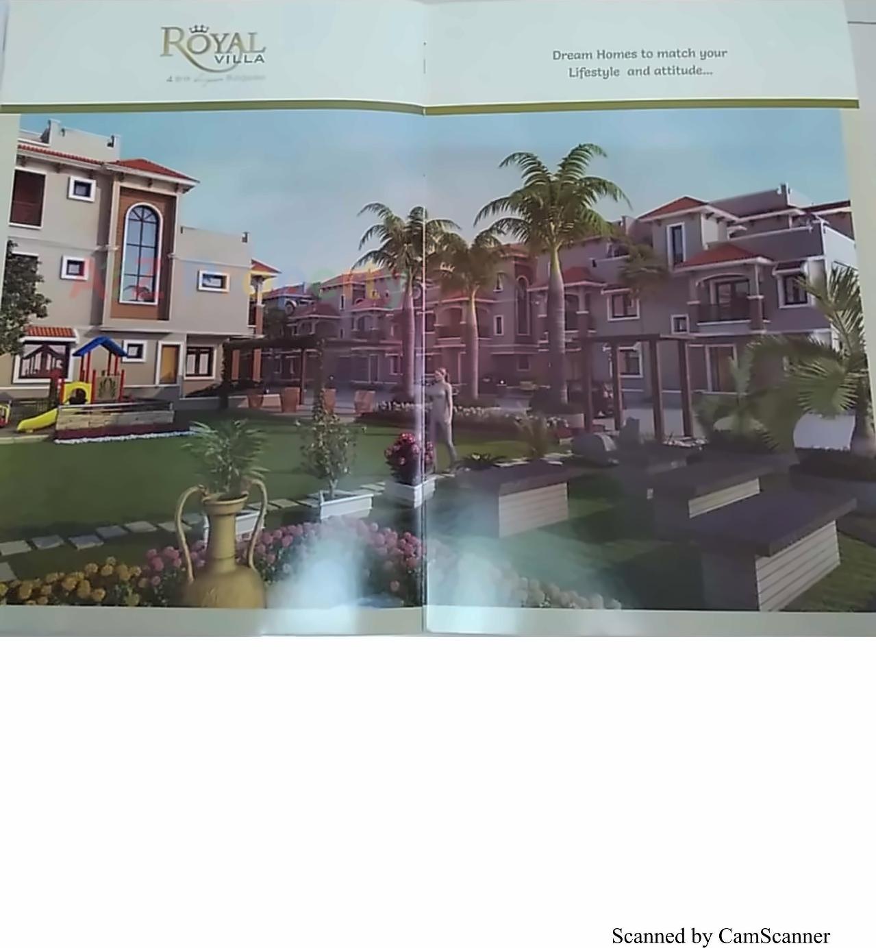 3D Elevation of real estate project Royal Villa located at Nikol, Ahmedabad, Gujarat
