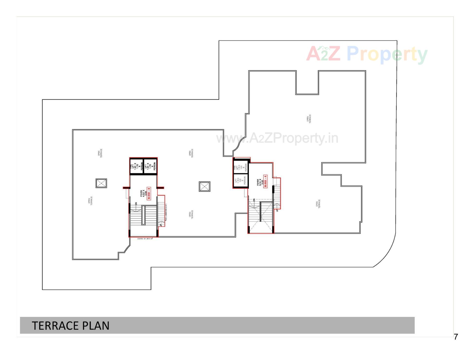 Layout of real estate project Rudra Exotica located at Rajpur-hirpur, Ahmedabad, Gujarat