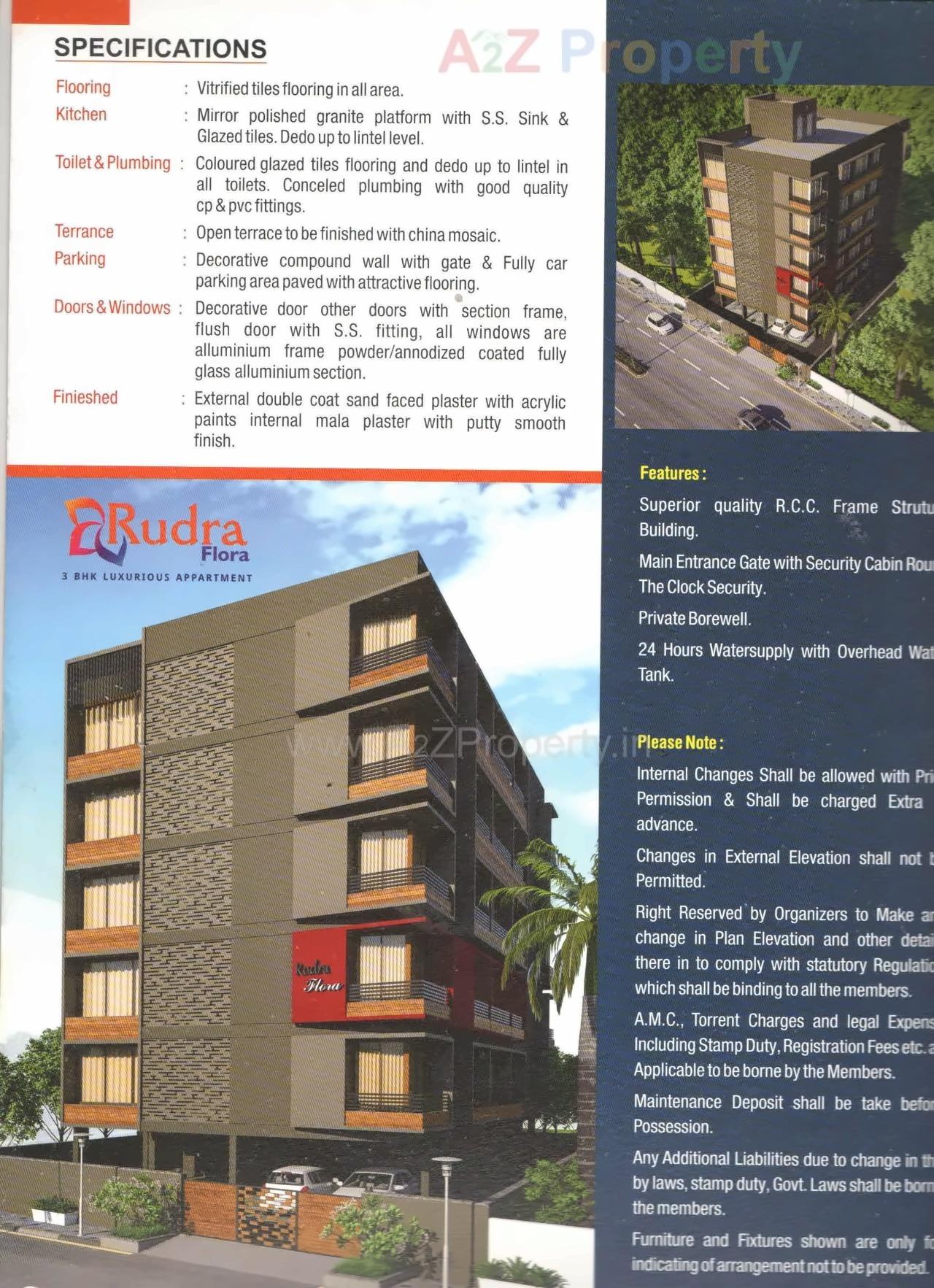  of real estate project Rudra Flora located at Manipur, Ahmedabad, Gujarat