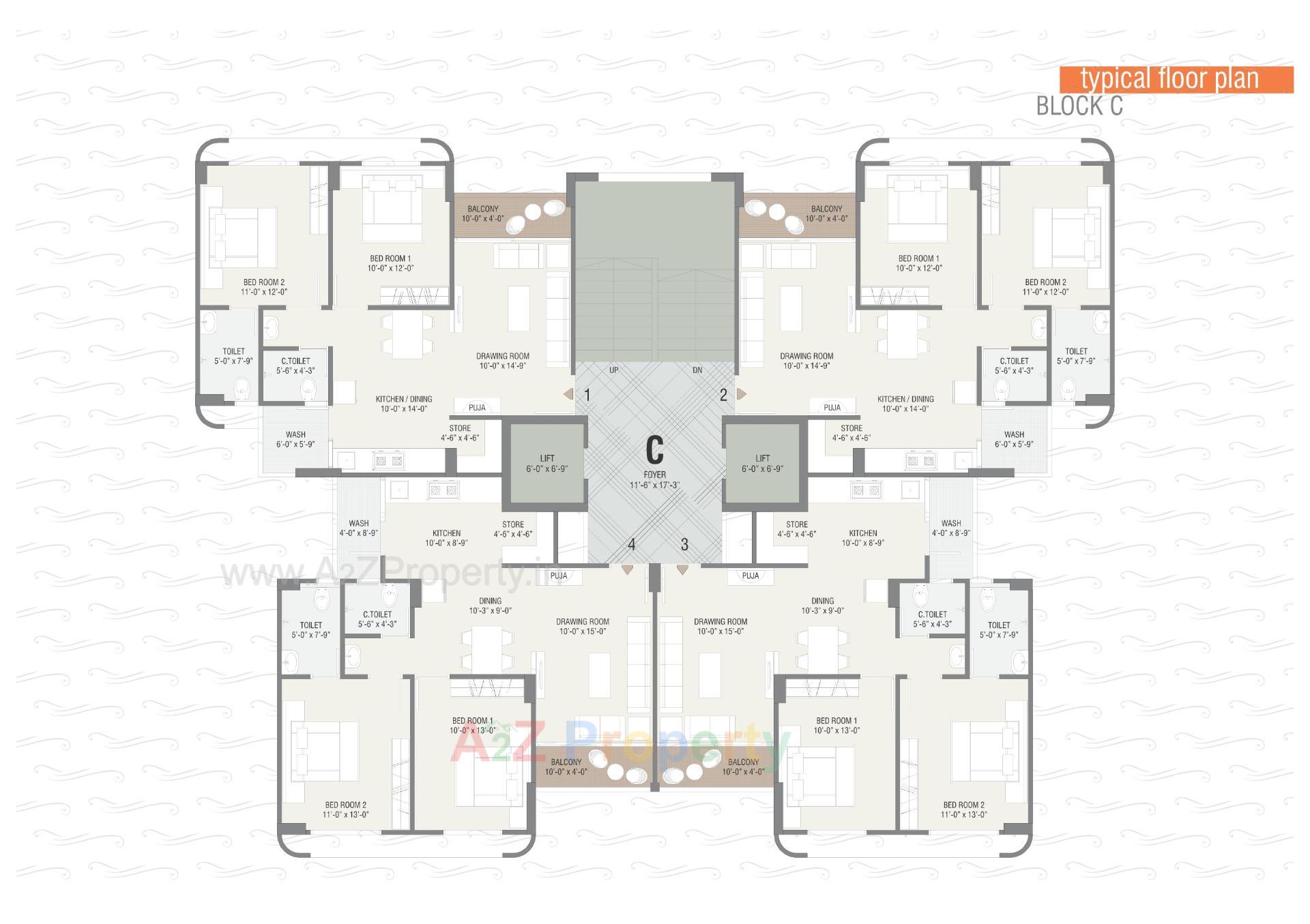 Layout of real estate project Rudra Opulence located at Sanand, Ahmedabad, Gujarat