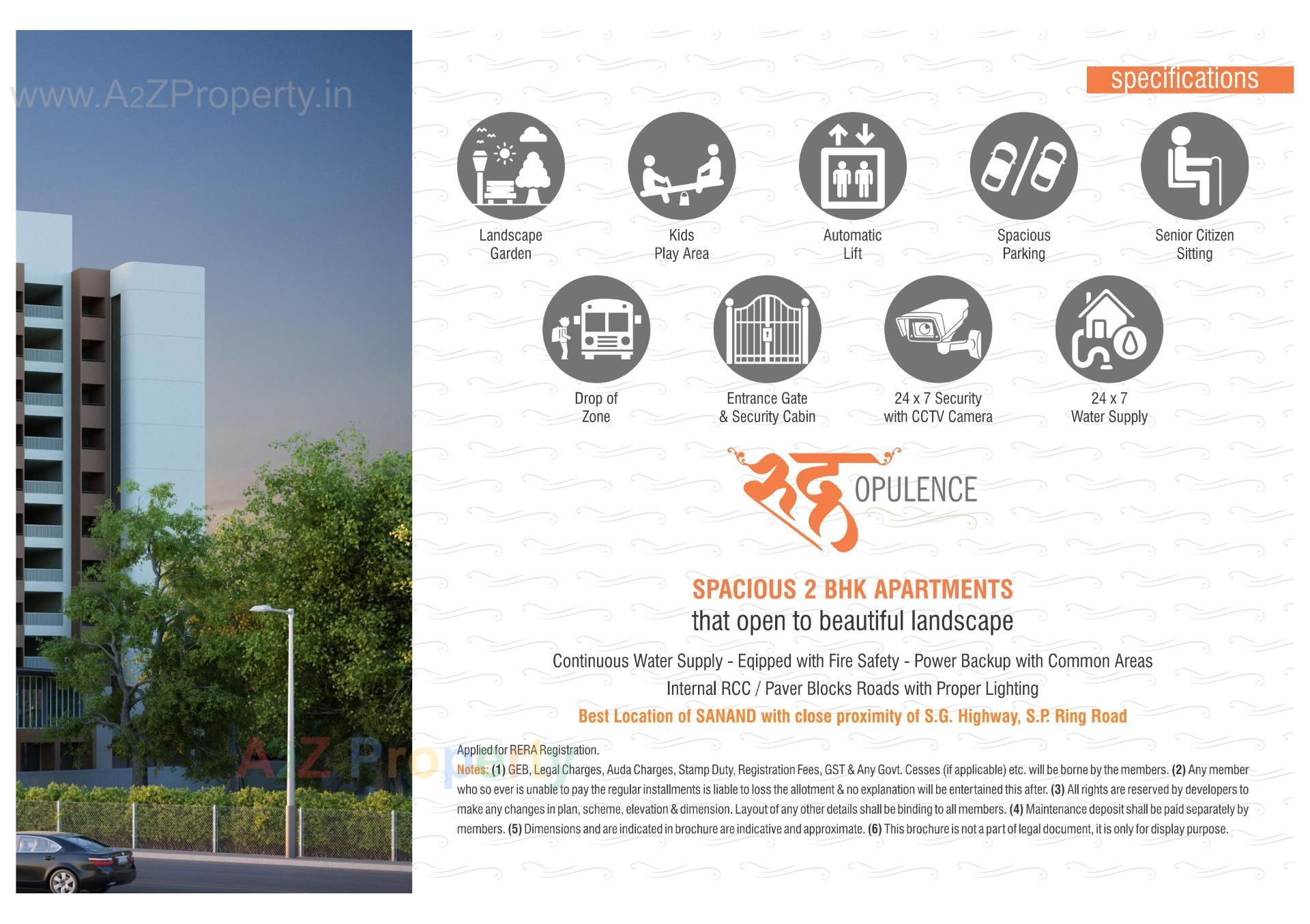  of real estate project Rudra Opulence located at Sanand, Ahmedabad, Gujarat