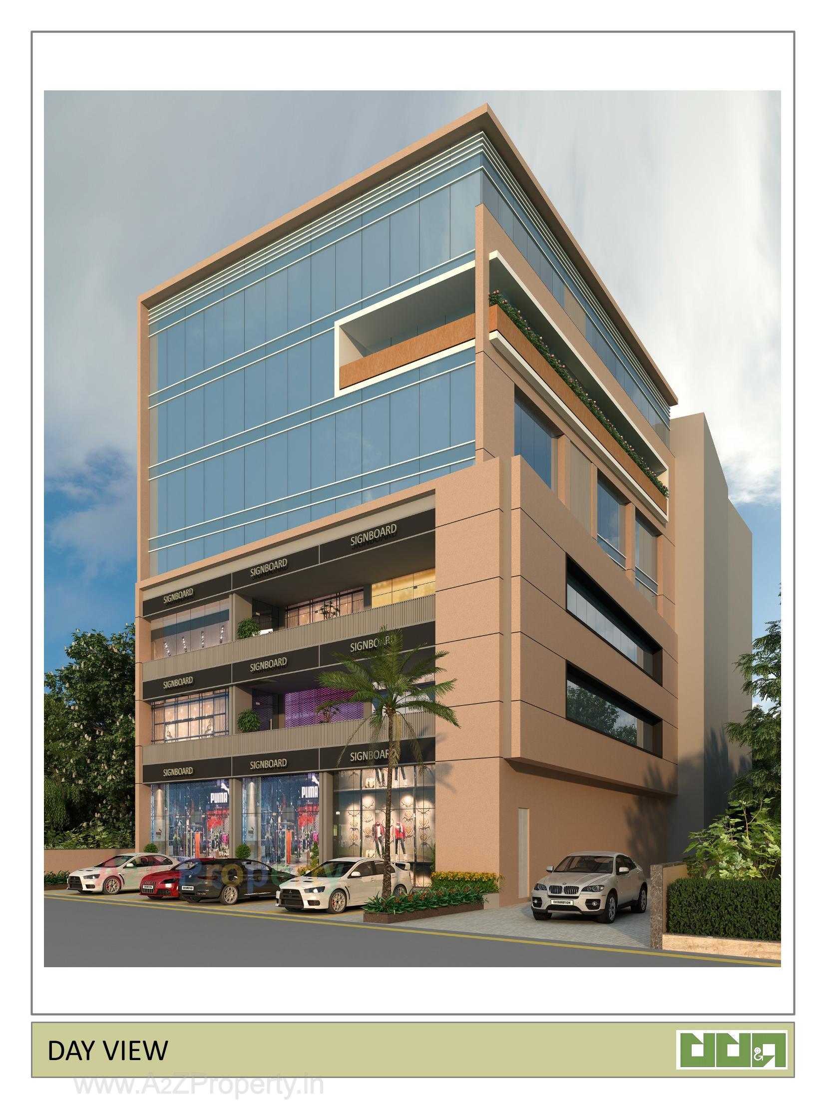 3D Elevation of real estate project Rudra Prime located at Ahmedabad, Ahmedabad, Gujarat