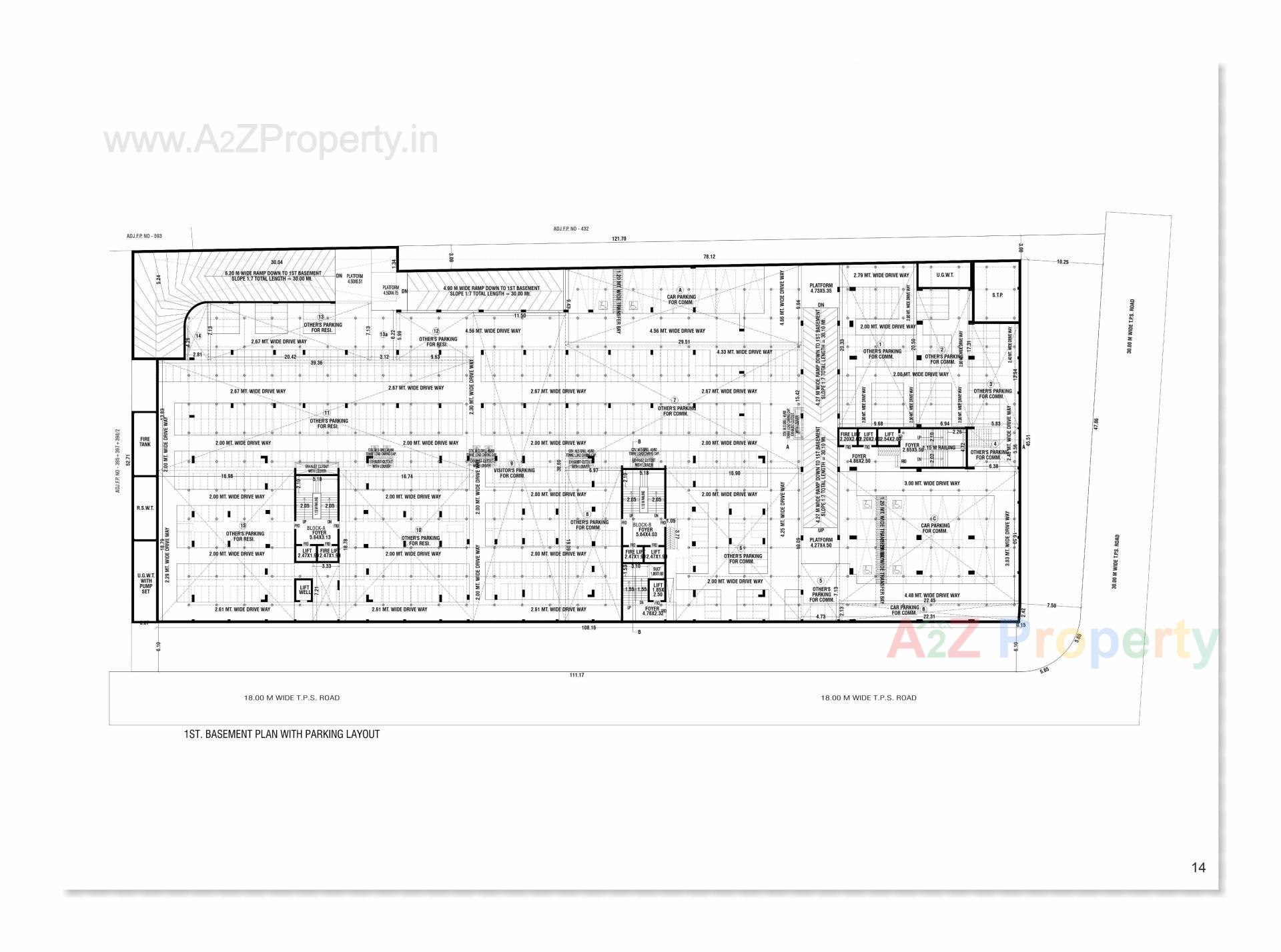Layout of real estate project Rudram Skyline located at Ahmedabad, Ahmedabad, Gujarat