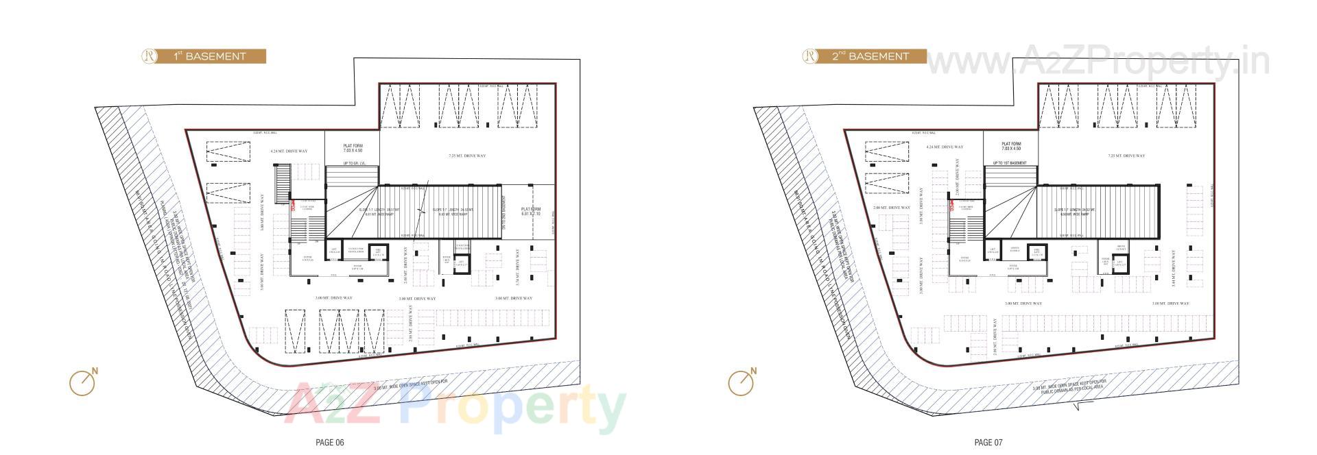 Layout of real estate project Rujuvalika Arise located at Chhadavad, Ahmedabad, Gujarat