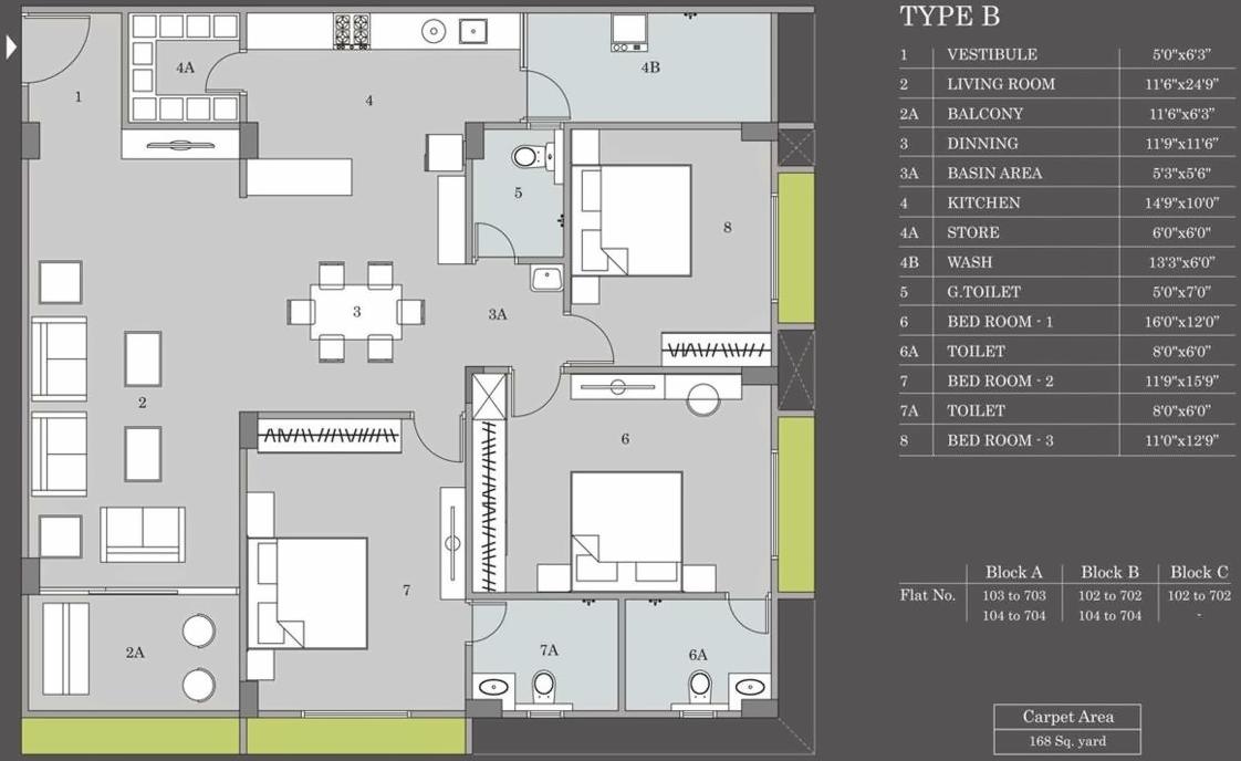 Layout of real estate project Rujuvalika located at Chadavad, Ahmedabad, Gujarat