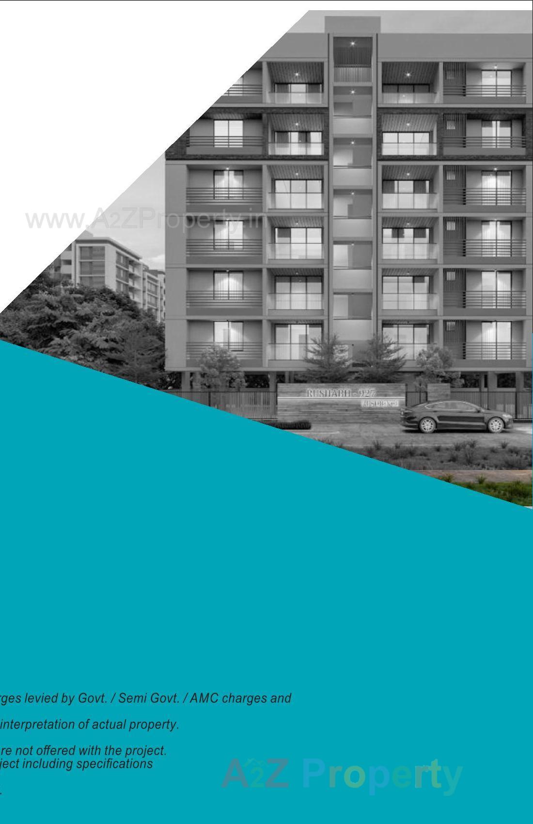 3D Elevation of real estate project Rushabh located at Paldi, Ahmedabad, Gujarat