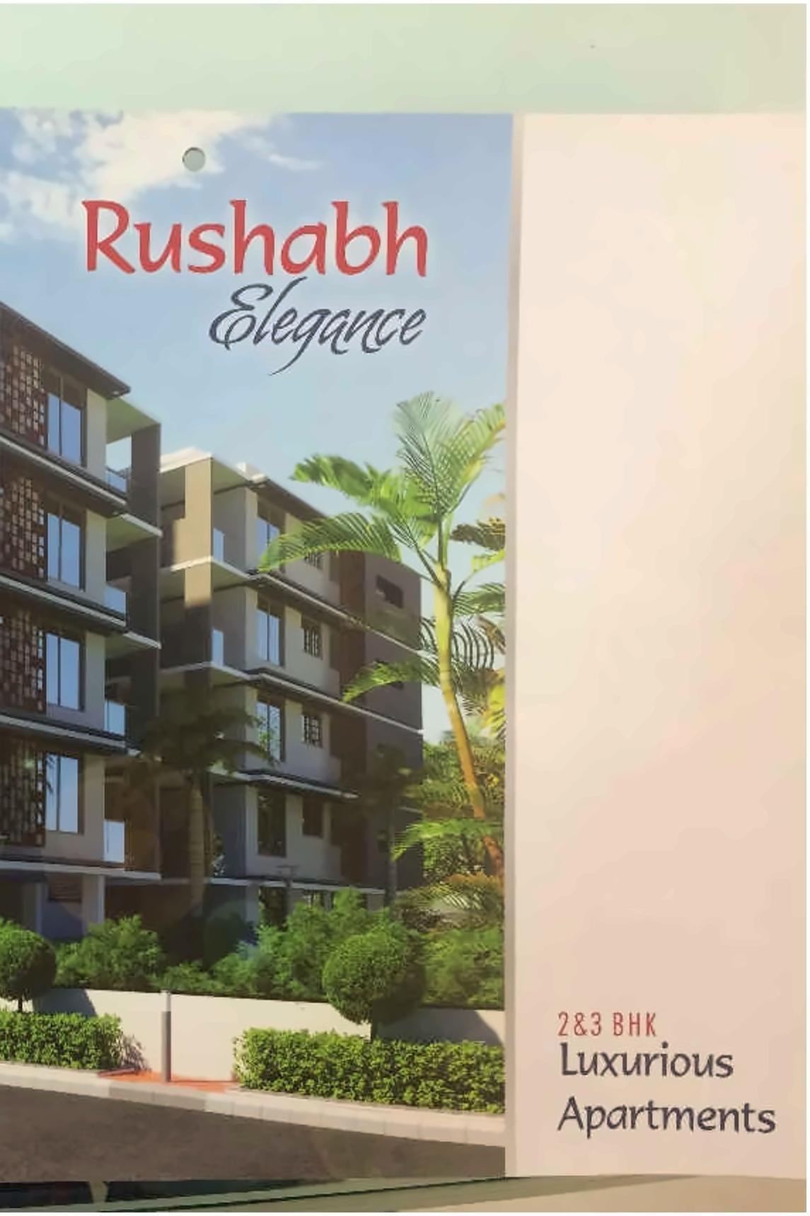 3D Elevation of real estate project Rushabh Elegance located at City, Ahmedabad, Gujarat
