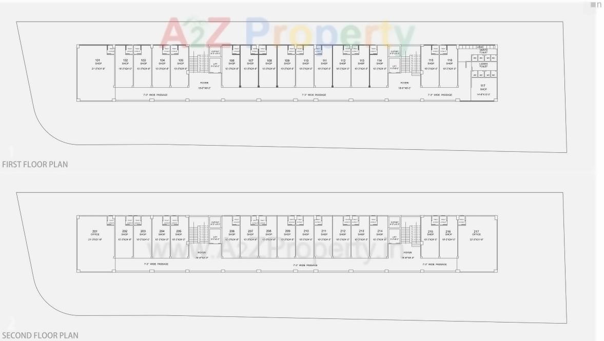 Layout of real estate project S One located at Chandlodiya, Ahmedabad, Gujarat