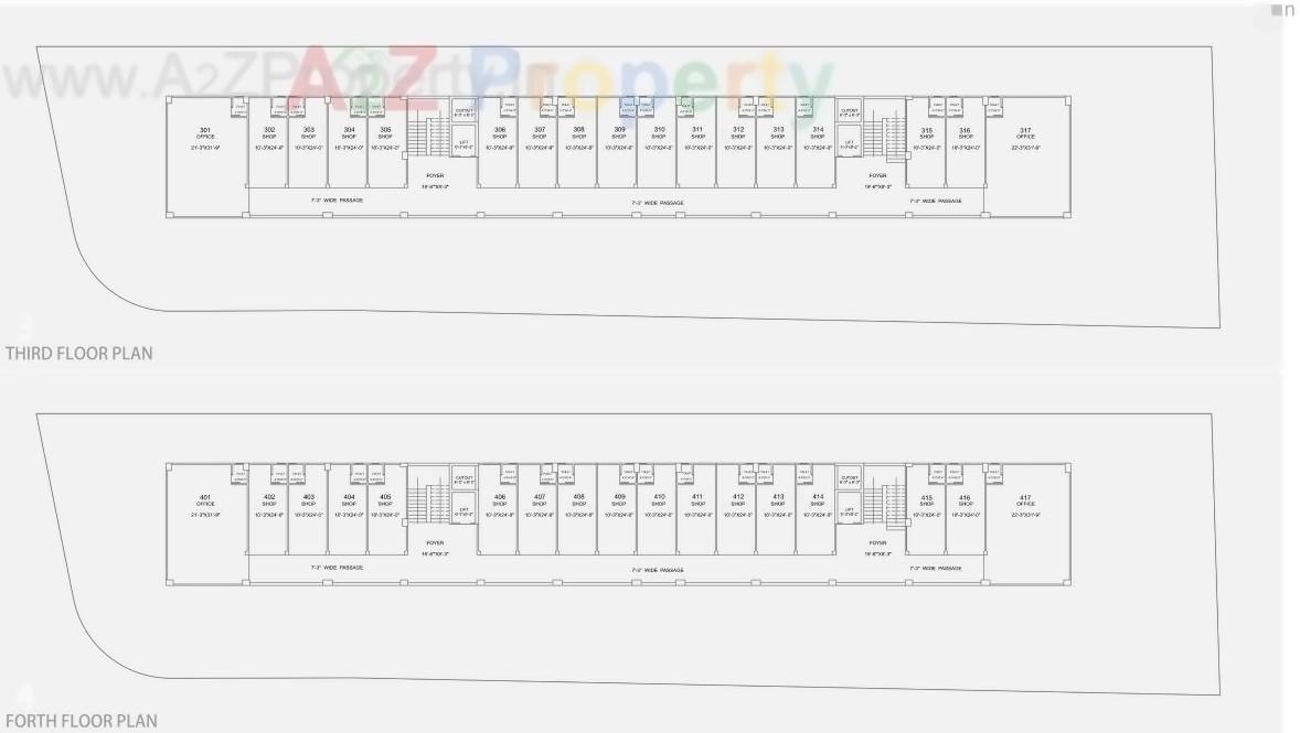 Layout of real estate project S One located at Chandlodiya, Ahmedabad, Gujarat