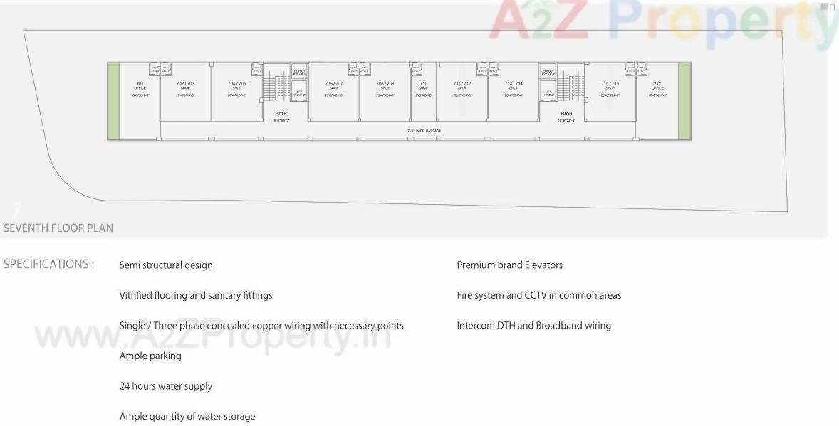 Layout of real estate project S One located at Chandlodiya, Ahmedabad, Gujarat