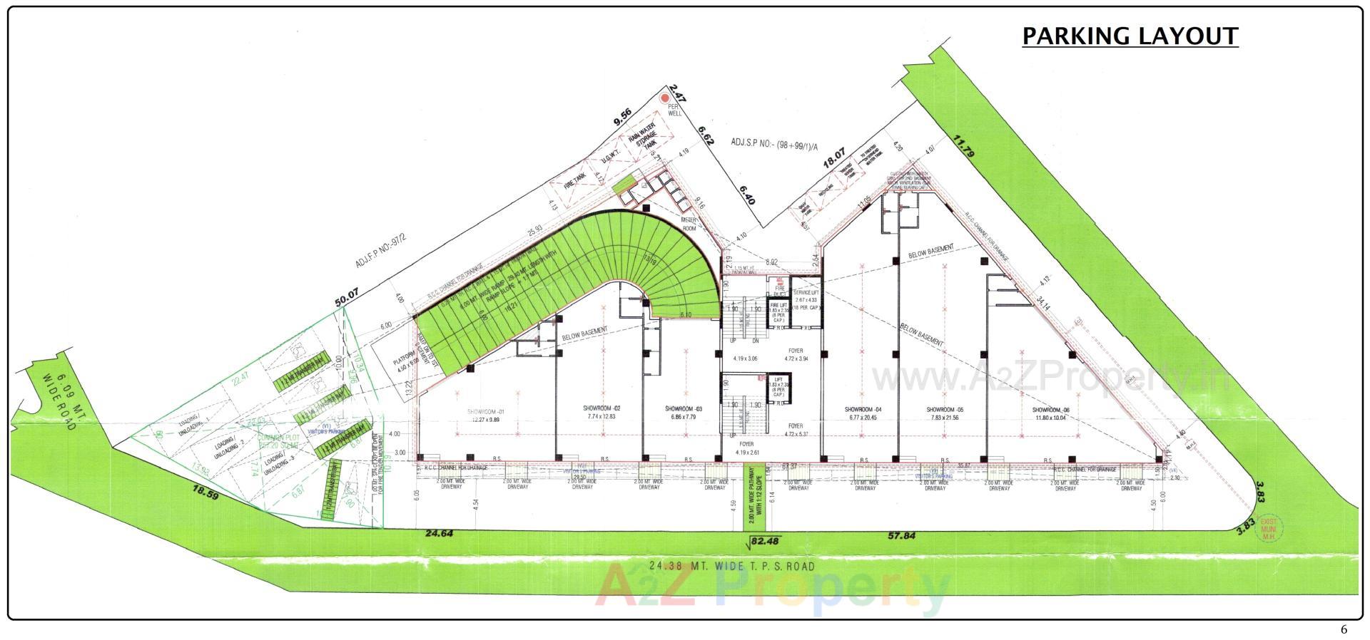Layout of real estate project S located at Manipur, Ahmedabad, Gujarat
