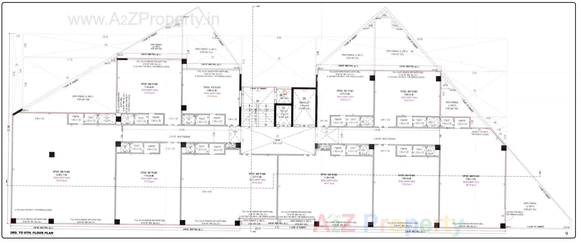 Layout of real estate project S located at Manipur, Ahmedabad, Gujarat