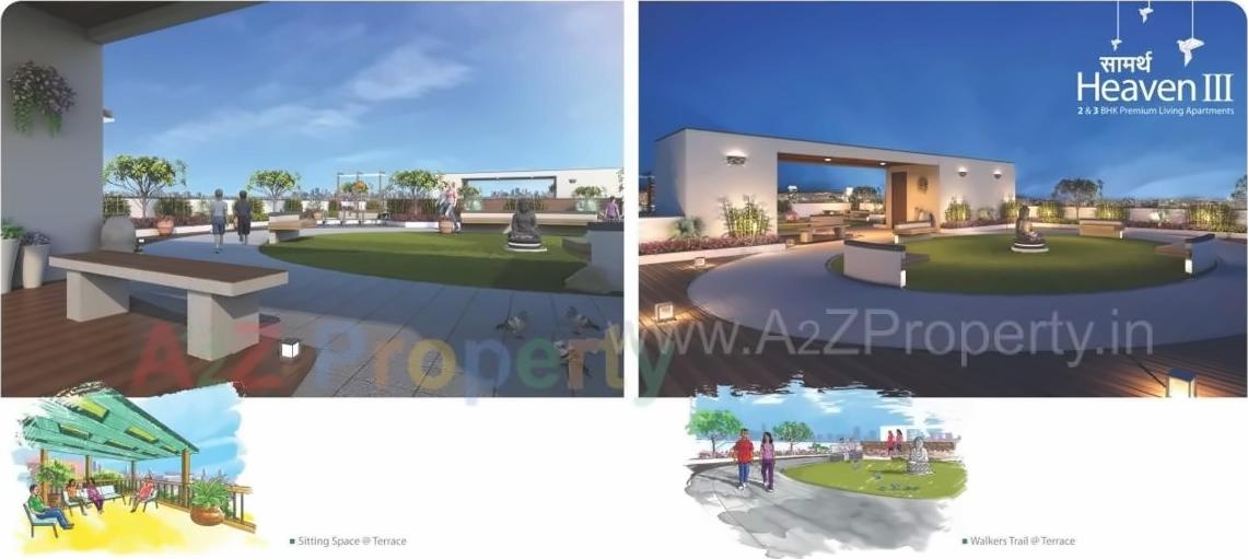 3D Elevation of real estate project Saamarth Heaven located at City, Ahmedabad, Gujarat