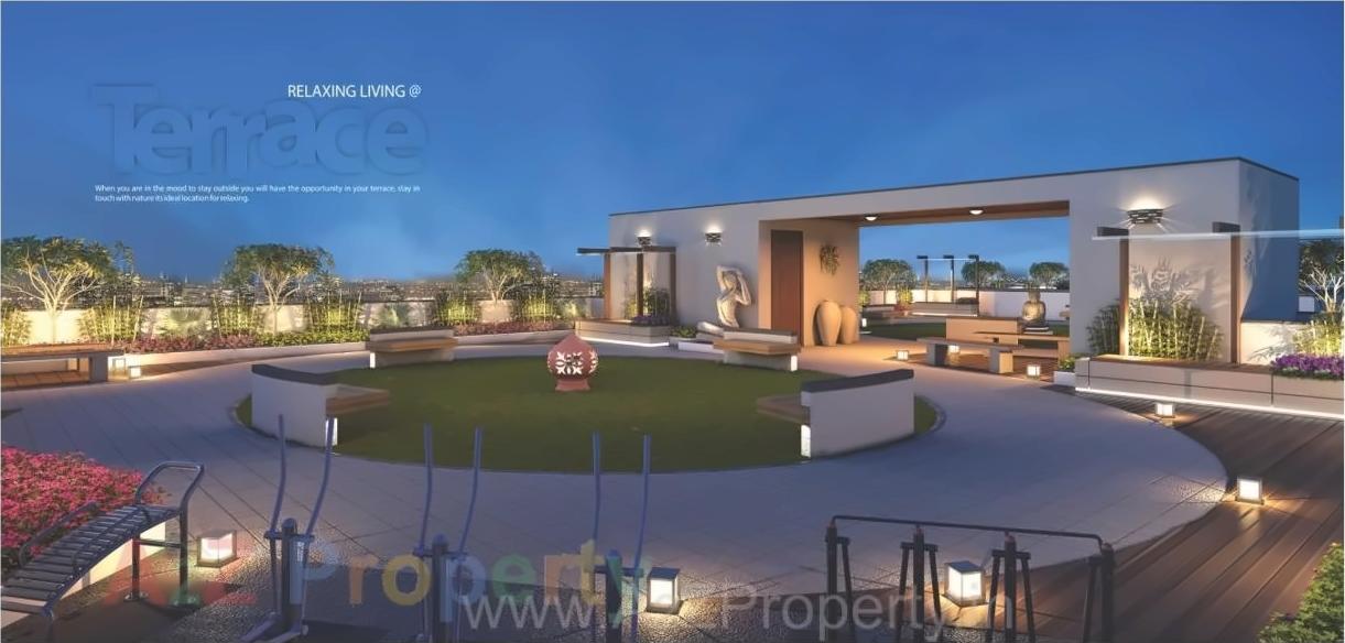 3D Elevation of real estate project Saamarth Heaven located at City, Ahmedabad, Gujarat