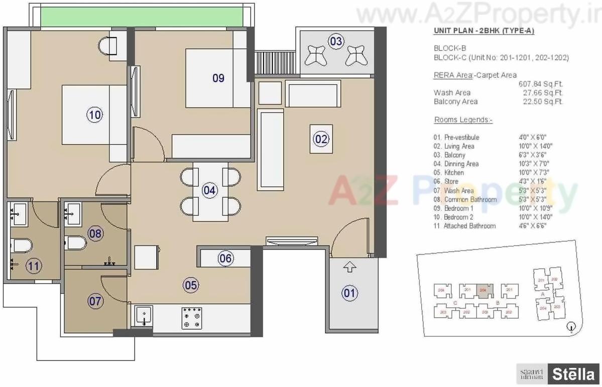 Layout of real estate project Saanvi Nirman Stella located at Ghuma, Ahmedabad, Gujarat