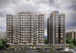 Elevation of real estate project Saanvi Nirman Stella located at Ghuma, Ahmedabad, Gujarat