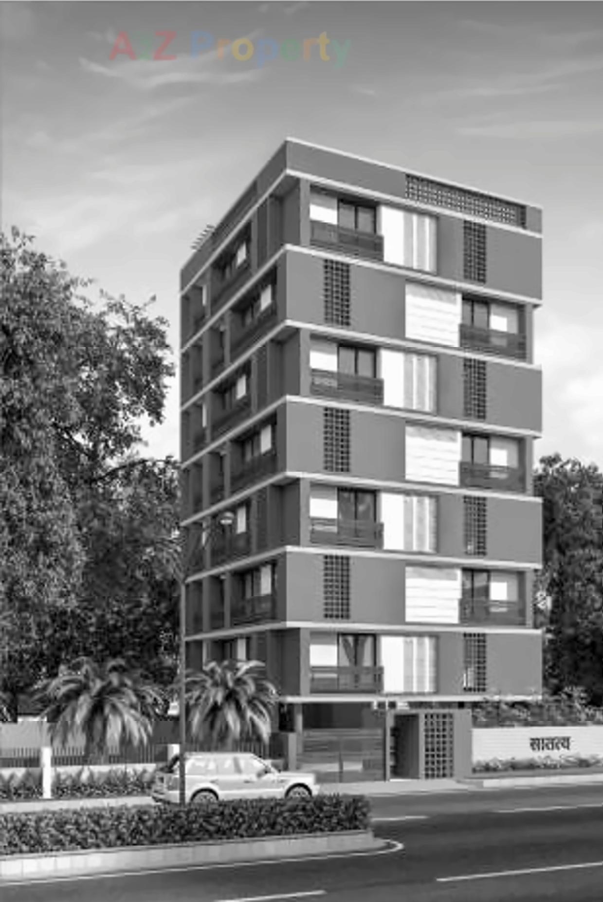 3D Elevation of real estate project Saatatya located at Chandkheda, Ahmedabad, Gujarat