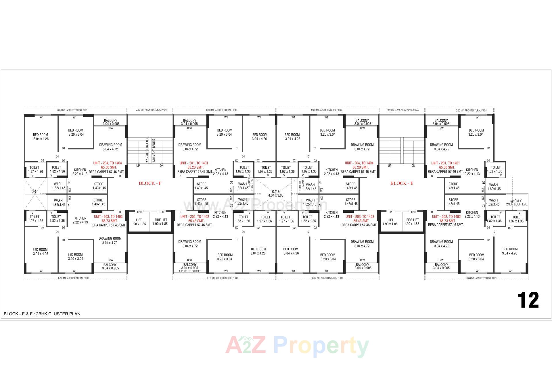 Layout of real estate project Sacred Shivansh located at Shela, Ahmedabad, Gujarat