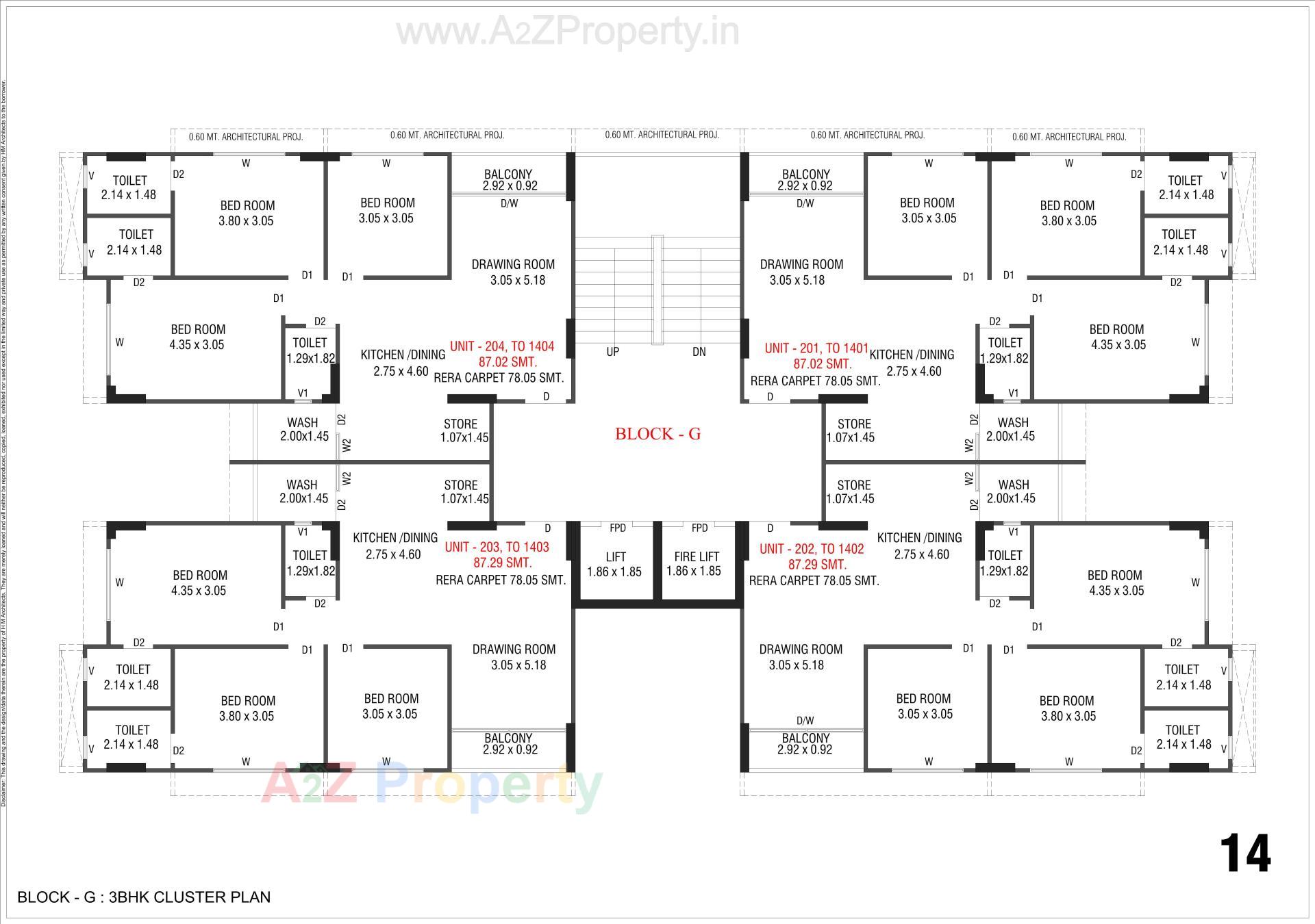 Layout of real estate project Sacred Shivansh located at Shela, Ahmedabad, Gujarat