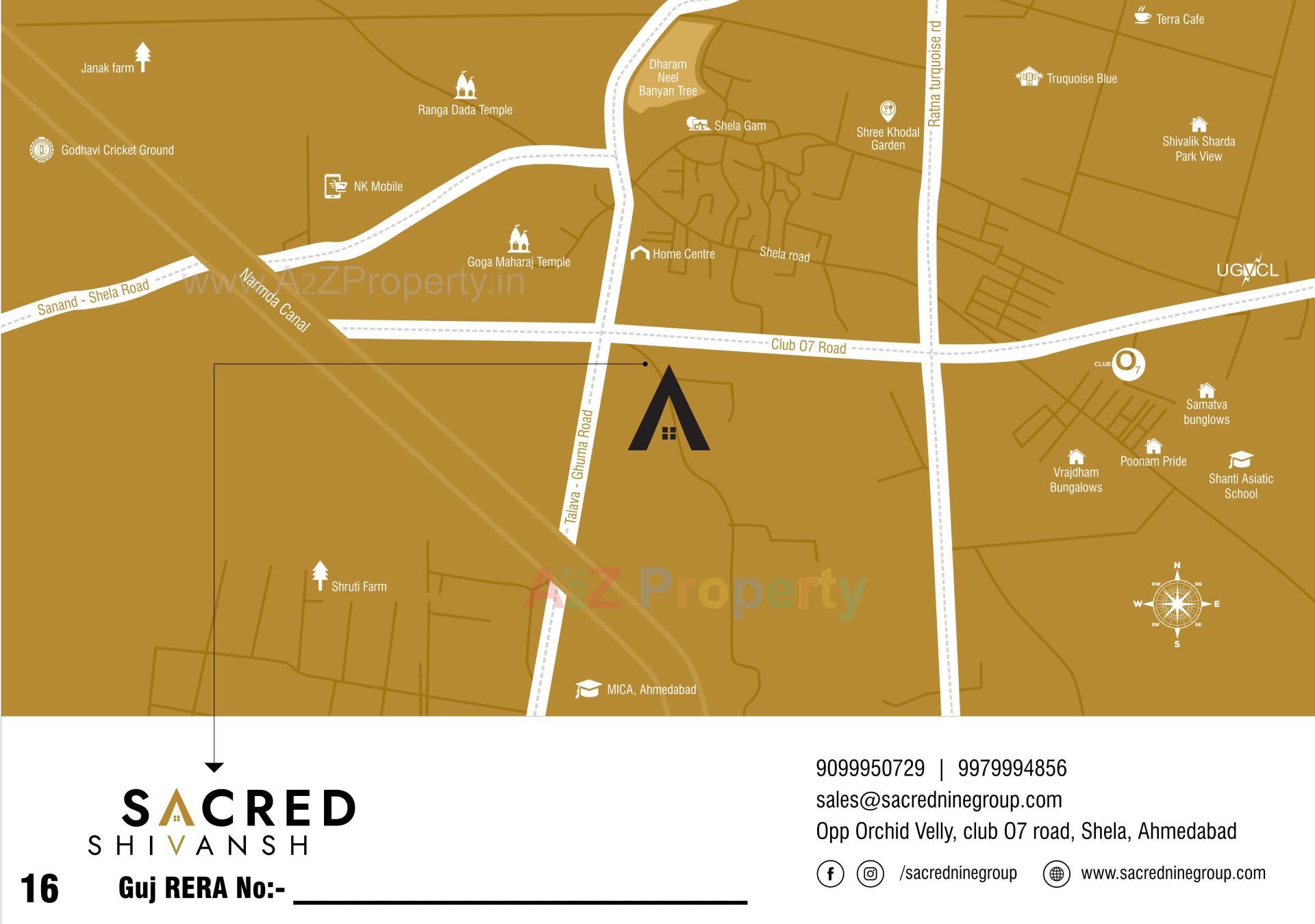  of real estate project Sacred Shivansh located at Shela, Ahmedabad, Gujarat