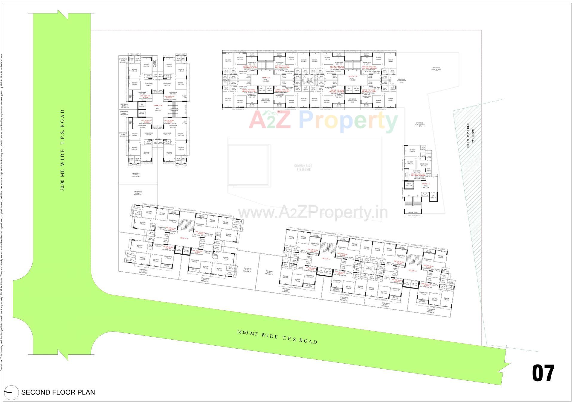Layout of real estate project Sacred Shivansh located at Shela, Ahmedabad, Gujarat