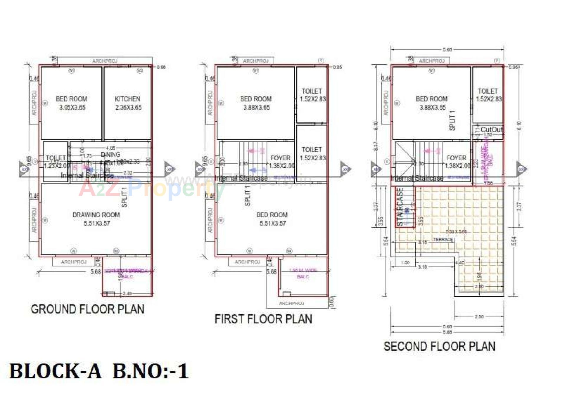 Layout of real estate project Sadguru Krishna located at Vinzol, Ahmedabad, Gujarat