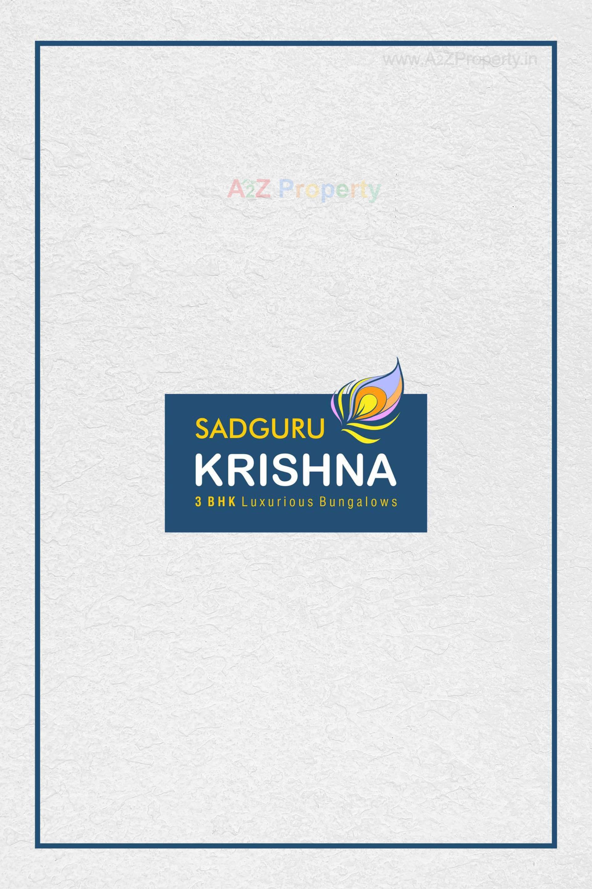  of real estate project Sadguru Krishna Bunglows located at Hathijan, Ahmedabad, Gujarat