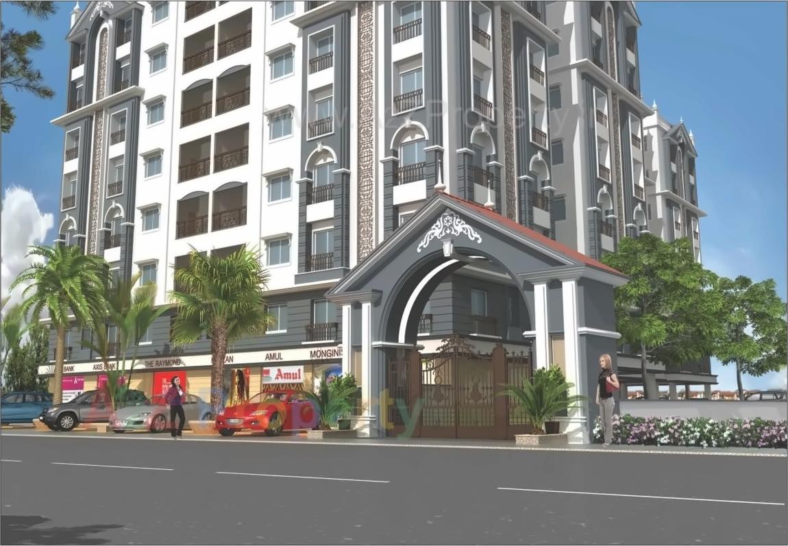 3D Elevation of real estate project Sadguru Sharan located at Nikol, Ahmedabad, Gujarat