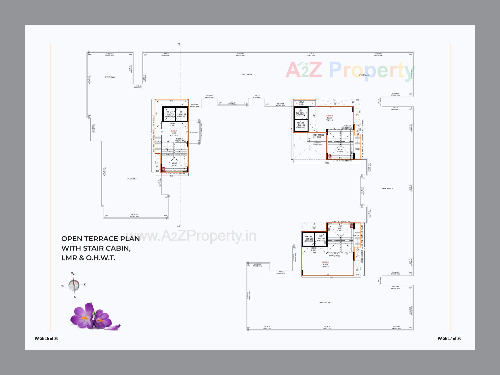 Layout of real estate project Saffron Valley located at Nikol, Ahmedabad, Gujarat
