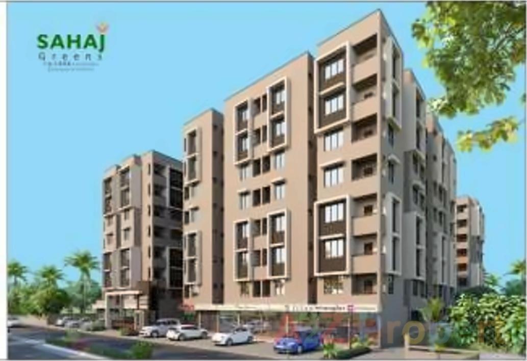 3D Elevation of real estate project Sahaj Greens located at Ramol, Ahmedabad, Gujarat