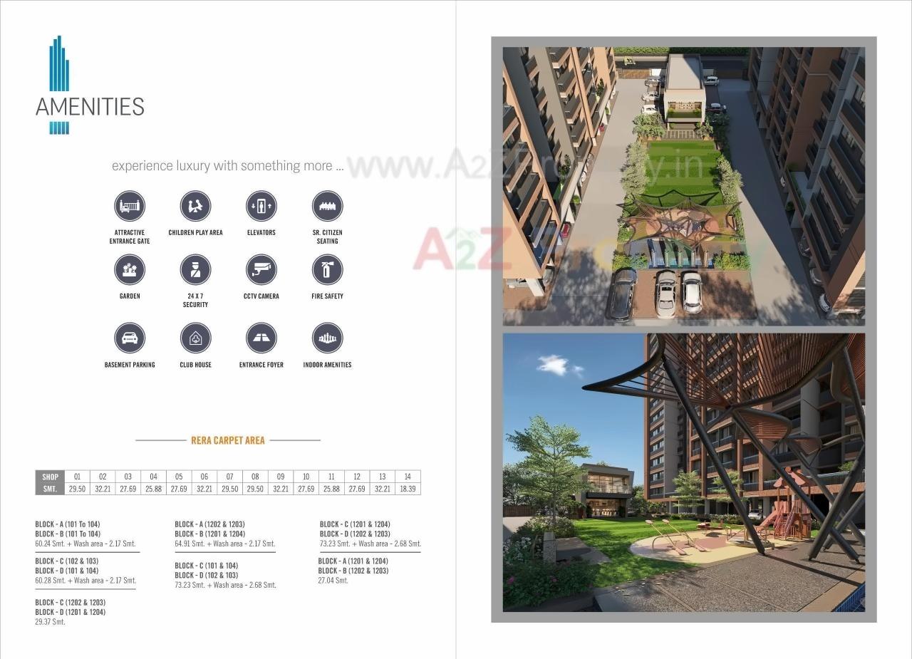  of real estate project Sahaj Heights located at Wadaj, Ahmedabad, Gujarat