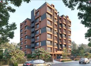 Elevation of real estate project Sahaj One located at Thaltej, Ahmedabad, Gujarat