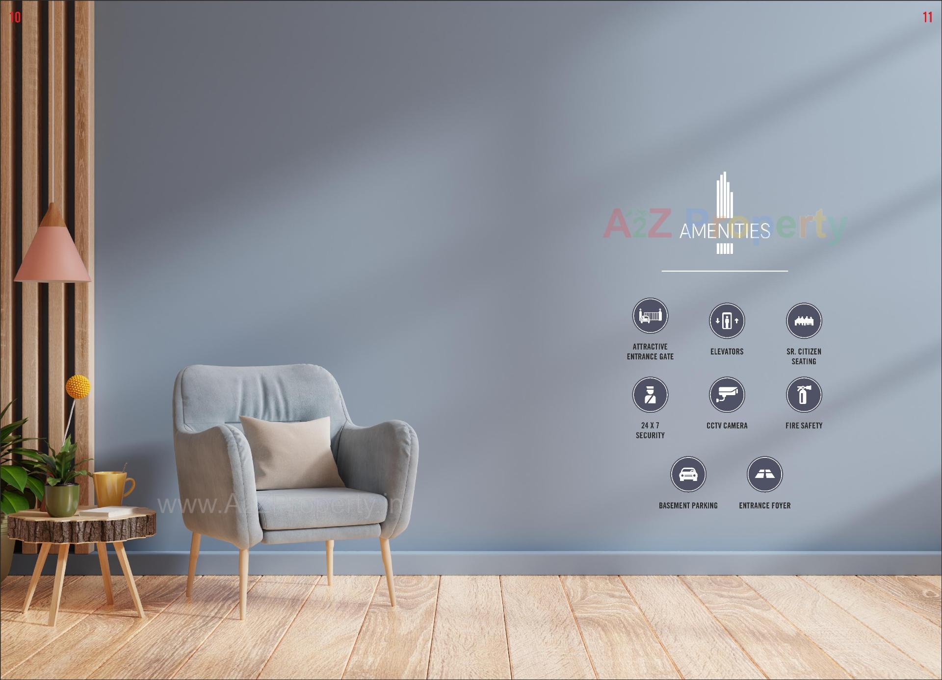  of real estate project Sahaj One located at Thaltej, Ahmedabad, Gujarat