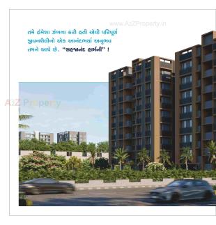 Elevation of real estate project Sahajanand Harmony located at Vatva, Ahmedabad, Gujarat