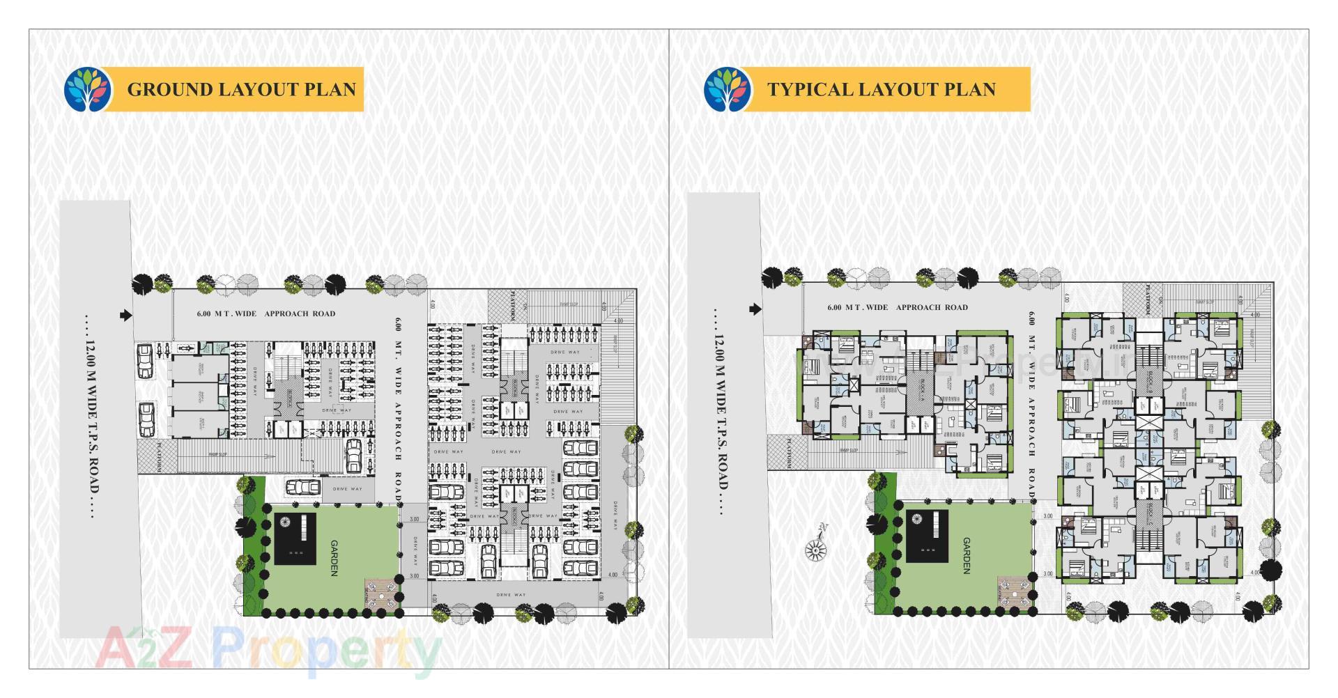 Layout of real estate project Sahajanand Harmony located at Vatva, Ahmedabad, Gujarat